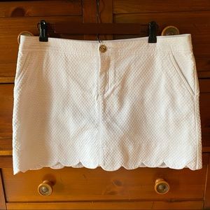 Lilly Pulitzer Colette Skort Resort White